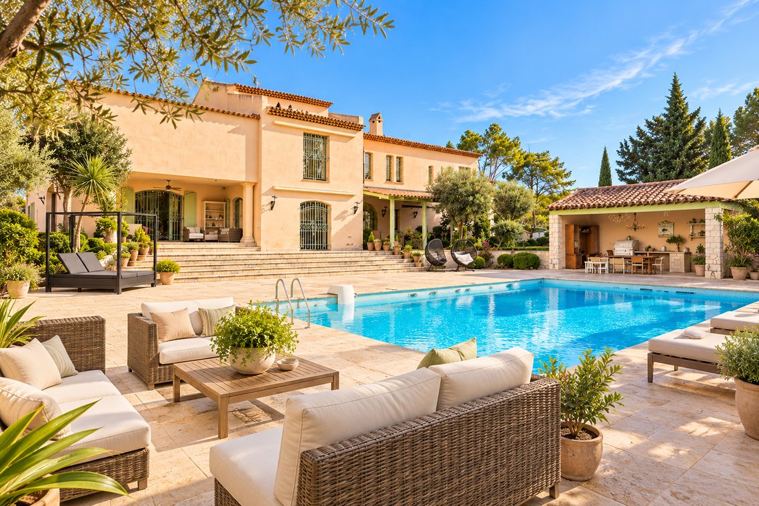 Villa en Mougins, Provenza-Alpes-Costa Azul, Francia 1 - 17013397