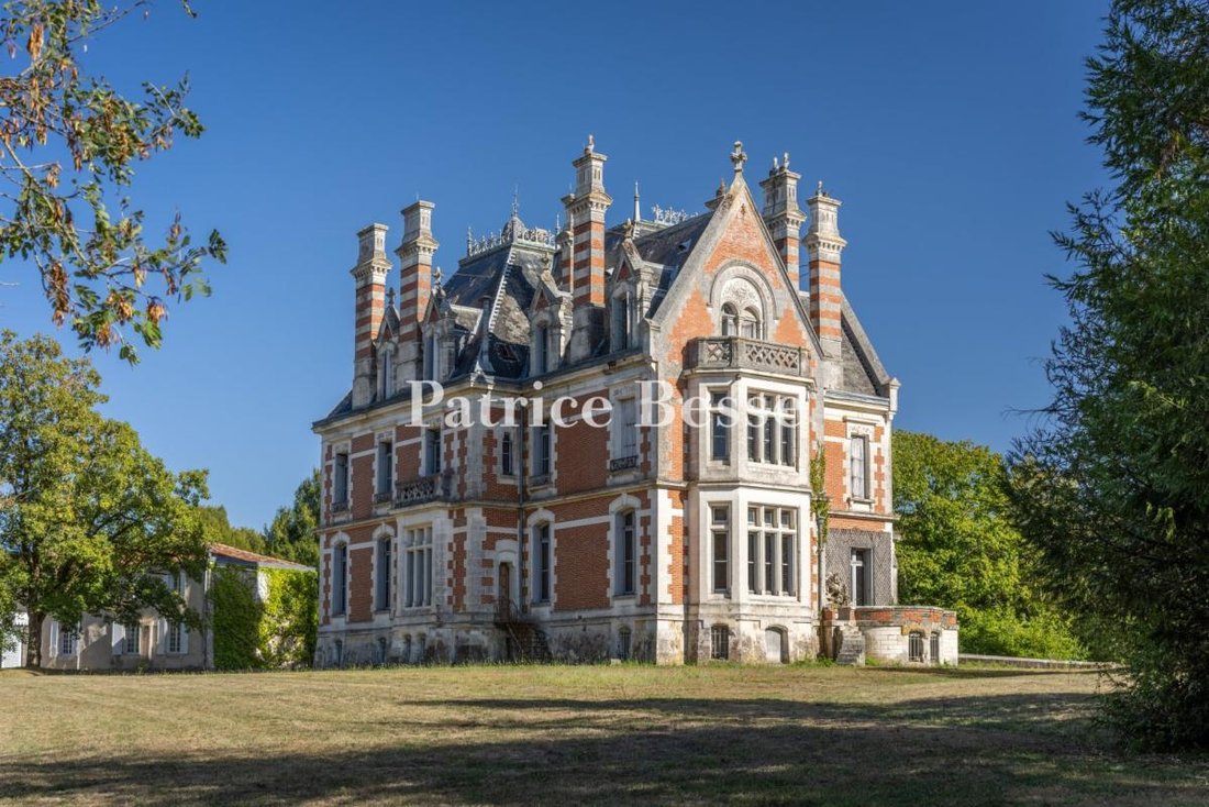 Schloss in Ruffec, Neu-Aquitanien, Frankreich 1 - 19148444