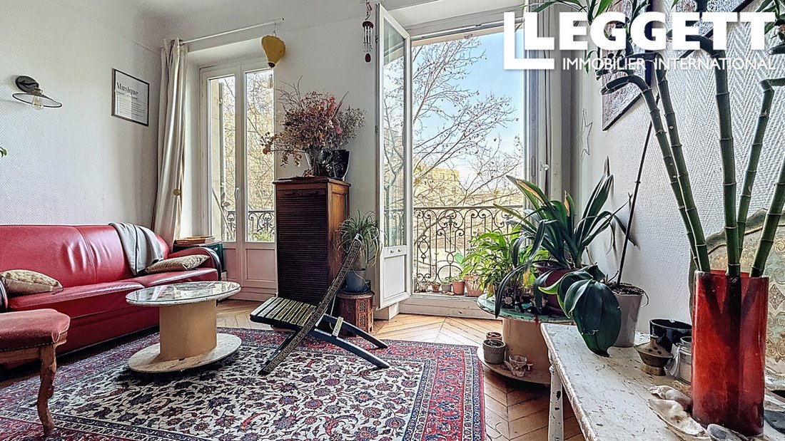 Apartment in Bastille-Popincourt, Paris 11e Arrondissement, Paris 1 - 19156286
