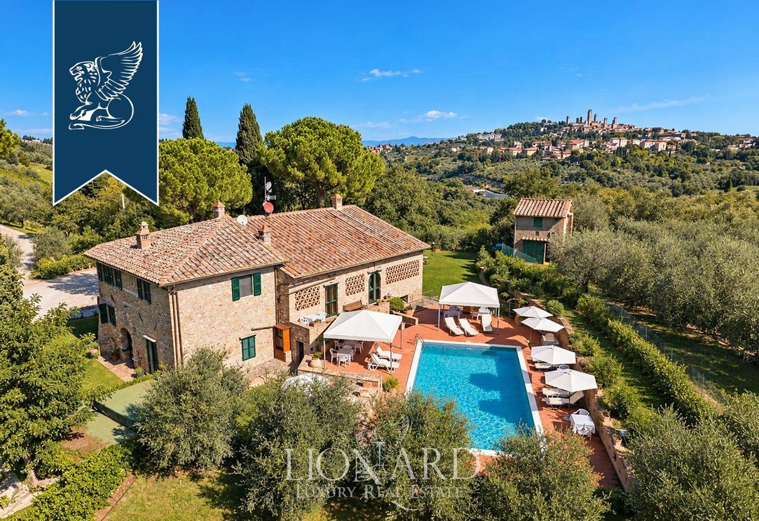 Villa à San Gimignano, Toscane, Italie 1 - 19156272