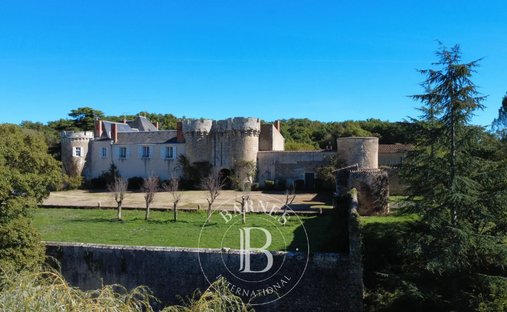 Castillo en Poitiers, Nueva Aquitania, Francia 1