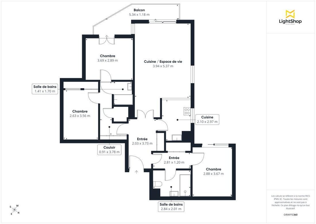 Apartment in Bassin de la Villette, Paris 19e Arrondissement, Paris 4 - 19153156