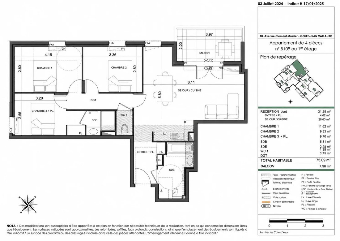 Apartment in La Mer - Le Puadon - Cannes Eden, Vallauris, France 5 - 19153043
