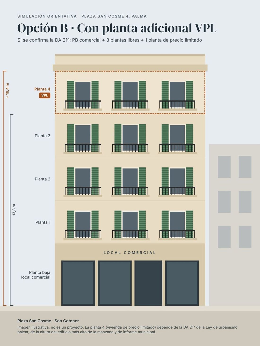 Maison de ville à Palma, Îles Baléares, Espagne 5 - 19163076