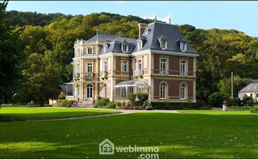 Chateau in Henouville, Normandie, Frankreich 1