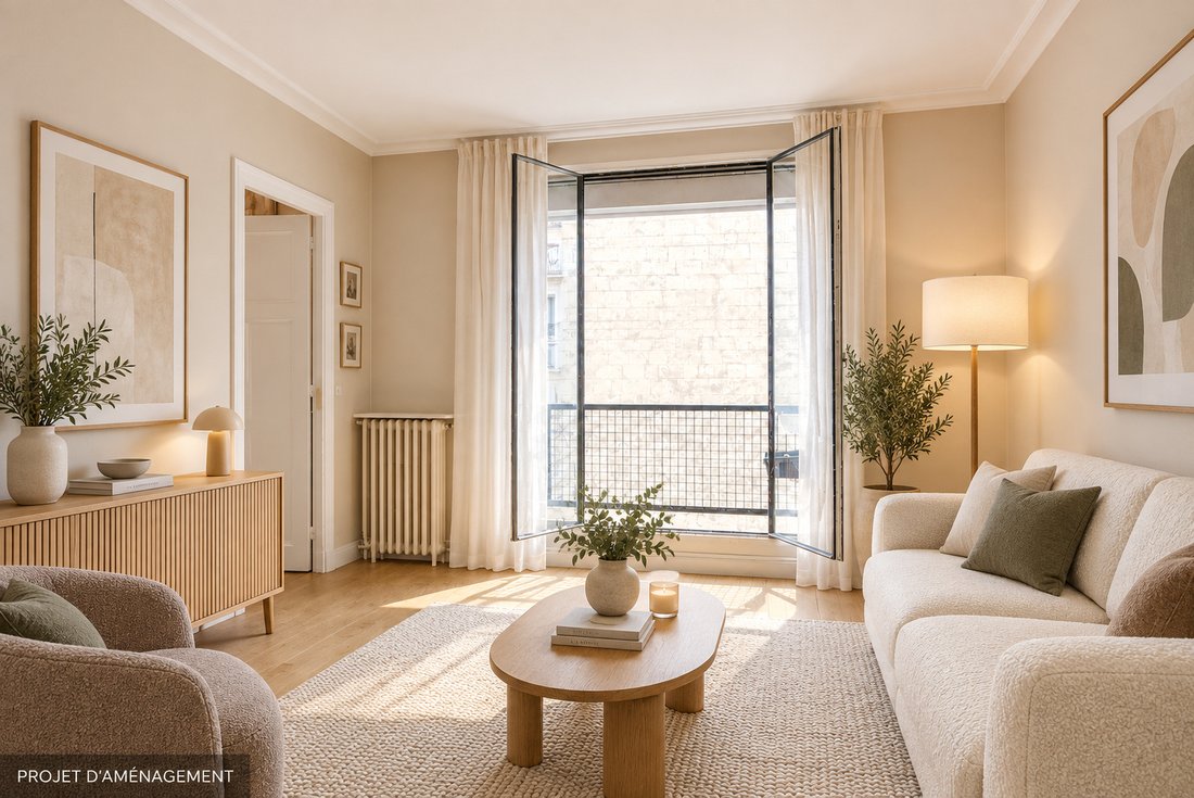 Apartment in La Fourche-Guy Môquet, Paris 17e Arrondissement, Paris 1 - 19170806