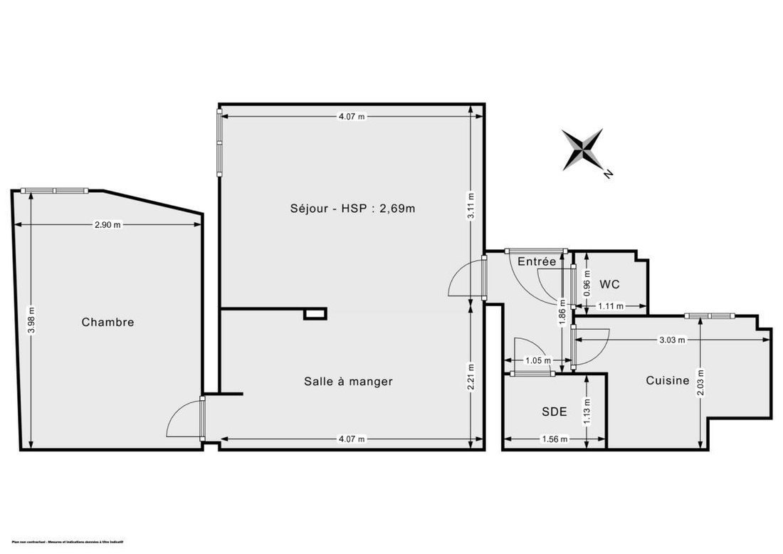 Apartment in La Fourche-Guy Môquet, Paris 17e Arrondissement, Paris 3 - 19170017