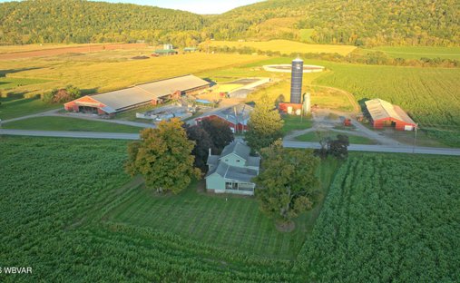 Corps de ferme à Wyalusing, Pennsylvanie, États-Unis 1