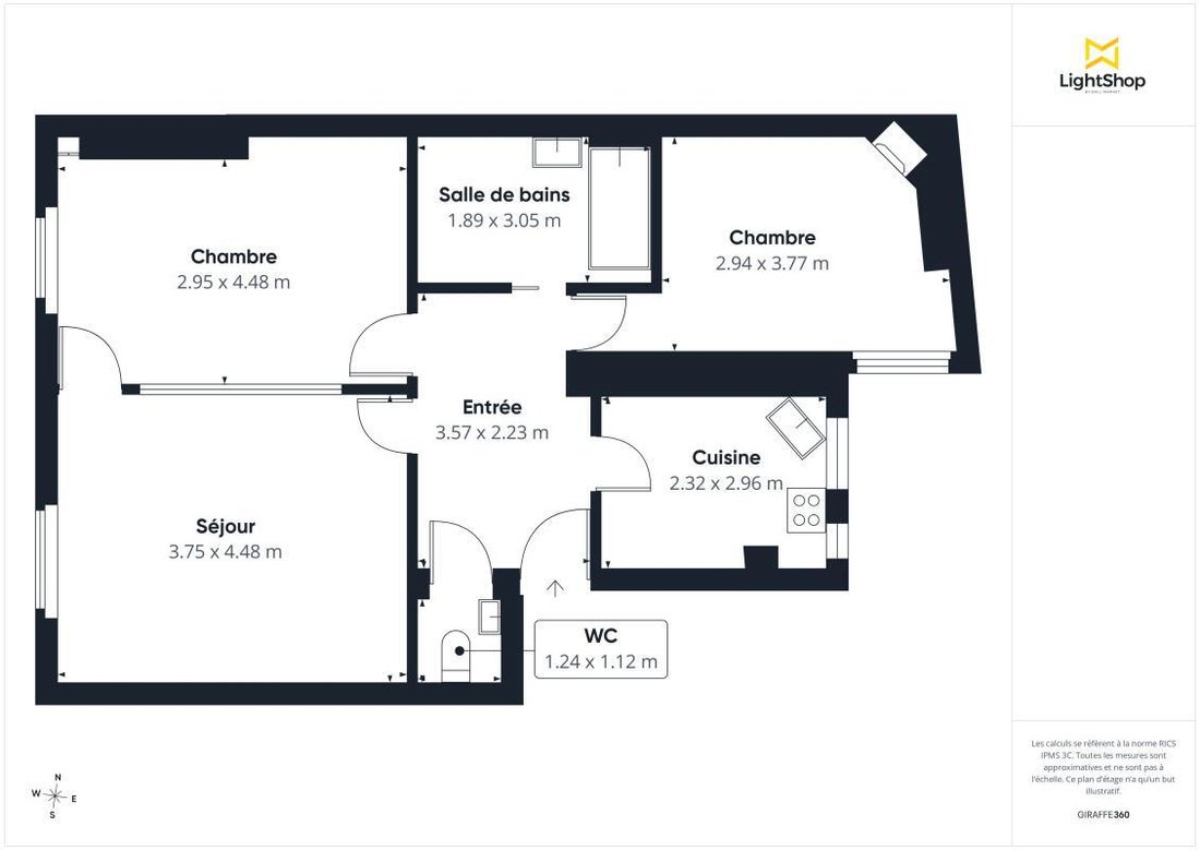Apartment in Nation-Alexandre Dumas, Paris 11e Arrondissement, Paris 4 - 19170003