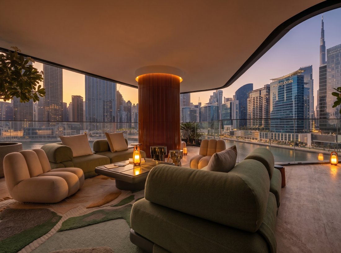 Appartamento a Business Bay, Emirato di Dubai, Emirati Arabi Uniti 1 - 19182230