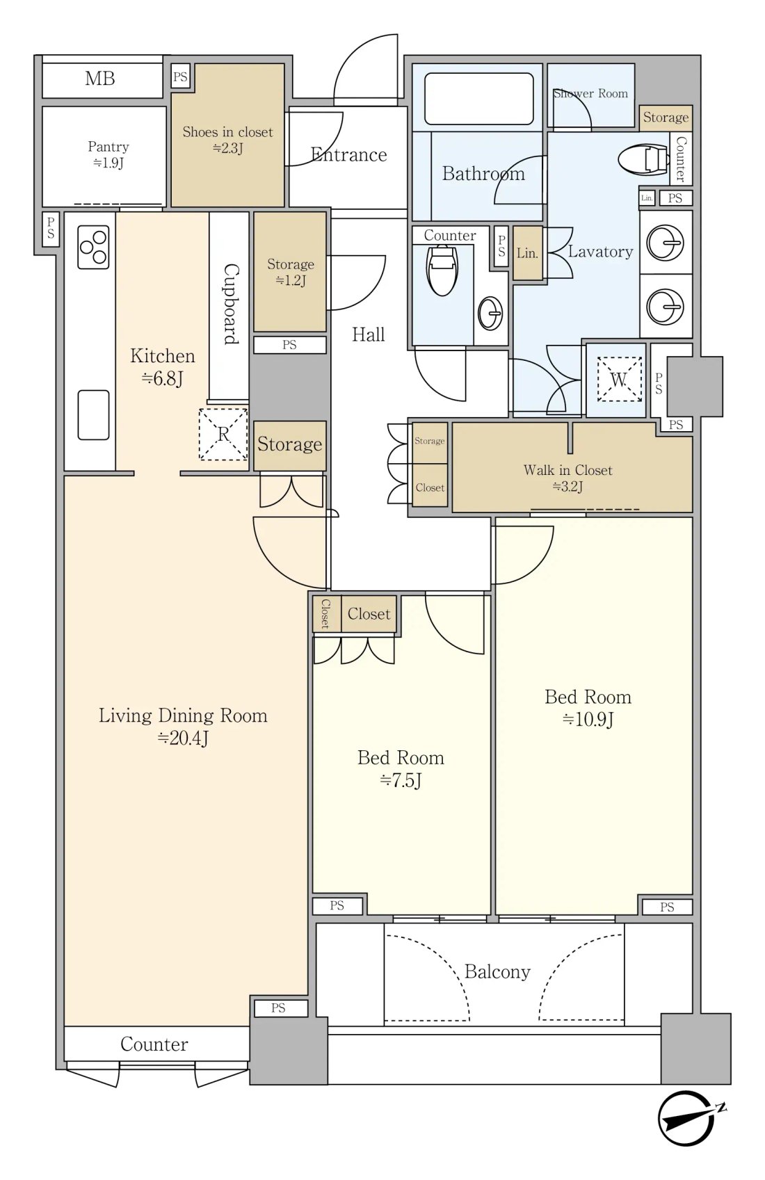 Condo in Minato City, Tokyo, Japan 2 - 19183214