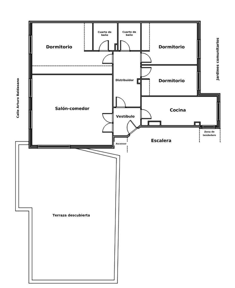 Appartement à Ciudad Lineal, Madrid, Espagne 3 - 19183947