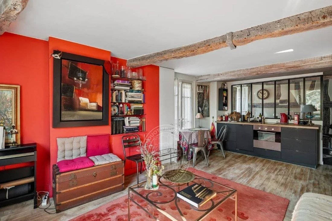 Wohnung in Archive, Paris 3e Arrondissement, Paris 1 - 19183688