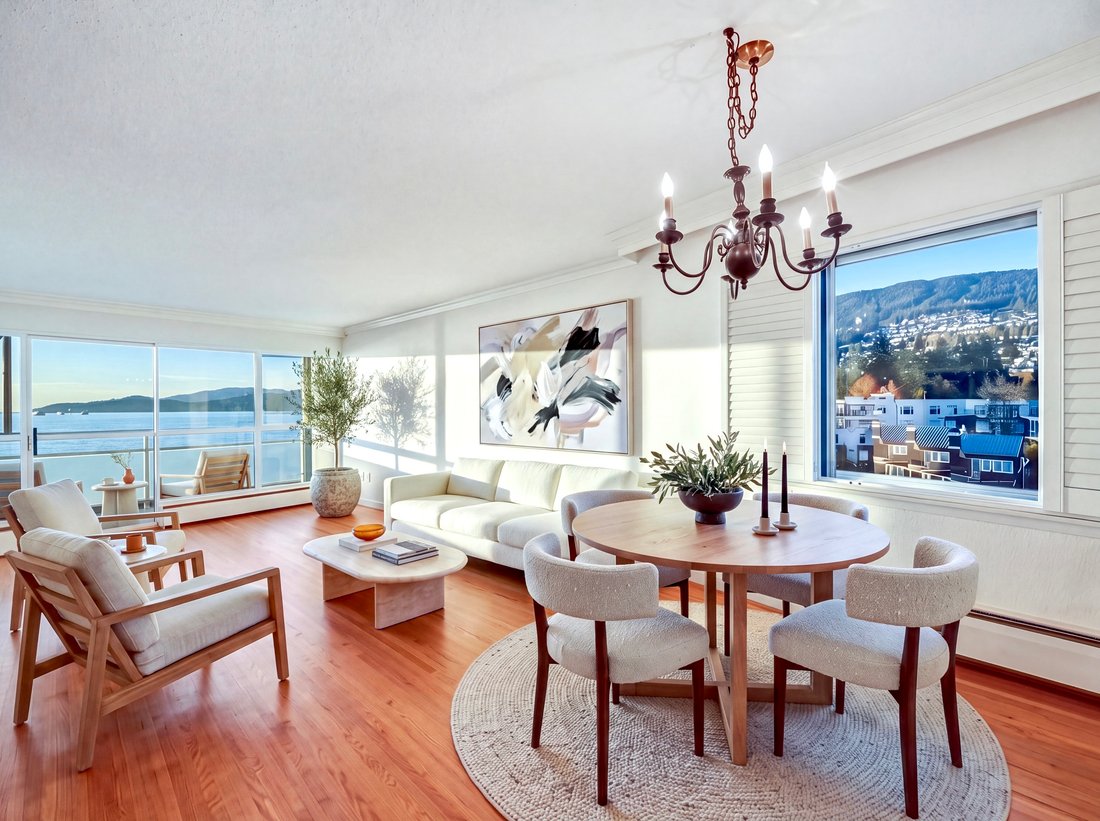 Rare Two Bedroom Waterfront Home In In West Vancouver, British Columbia ...