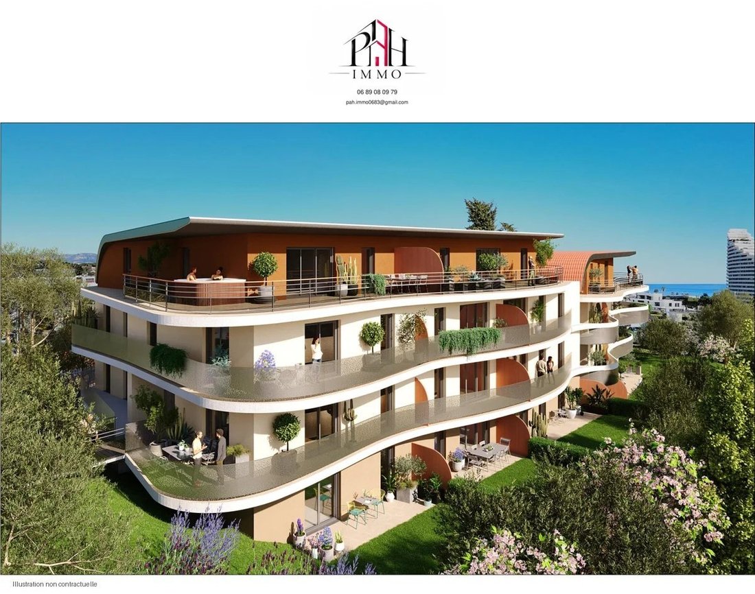 Appartement à Vallée Verte-Issarts-Vignasses, Biot, France 1 - 19186005