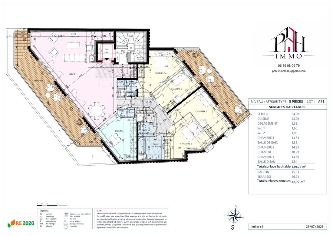 Penthouse en Antibes, Provenza-Alpes-Costa Azul, Francia 2 - 19186036