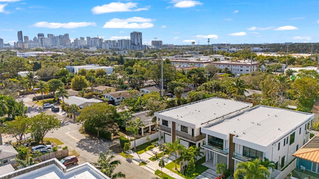 Maison de ville à Fort Lauderdale, Floride, États-Unis 3 - 19193309