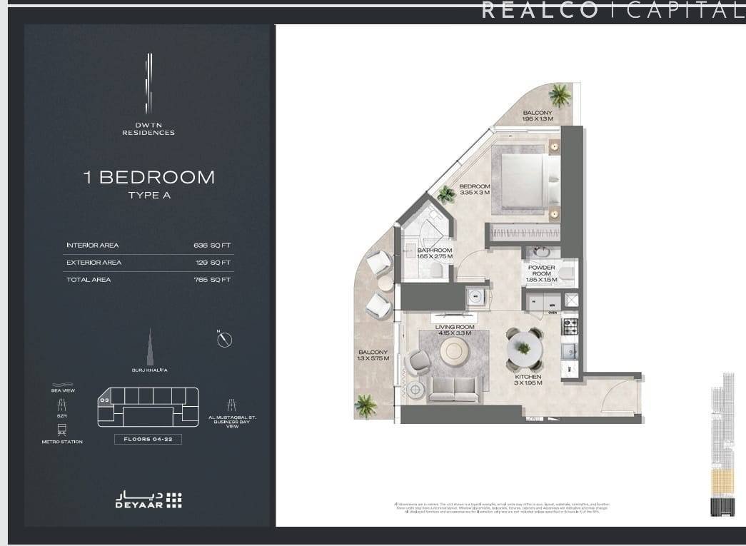 Apartamento en Business Bay, Dubái, Emiratos Árabes Unidos 1 - 19190492