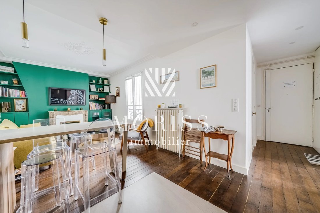Apartment in Batignolles-Cardinet, Paris 17e Arrondissement, Paris 4 - 19190886