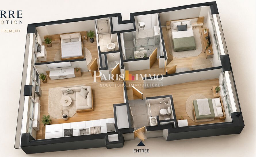 Apartamento en Clignancourt-Jules Joffrin, Paris 18e Arrondissement, París 2 - 19193625