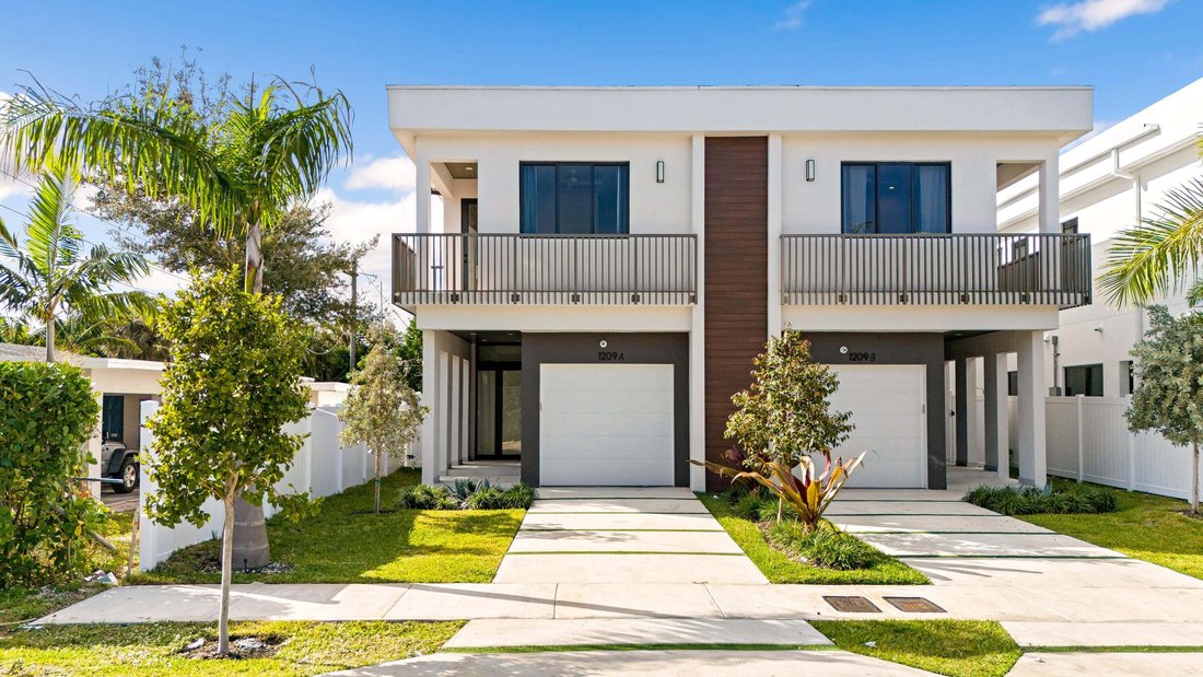 Maison de ville à Fort Lauderdale, Floride, États-Unis 1 - 19193342