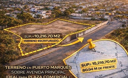 Terreno en Puerto del Marqués, Guerrero, México 1