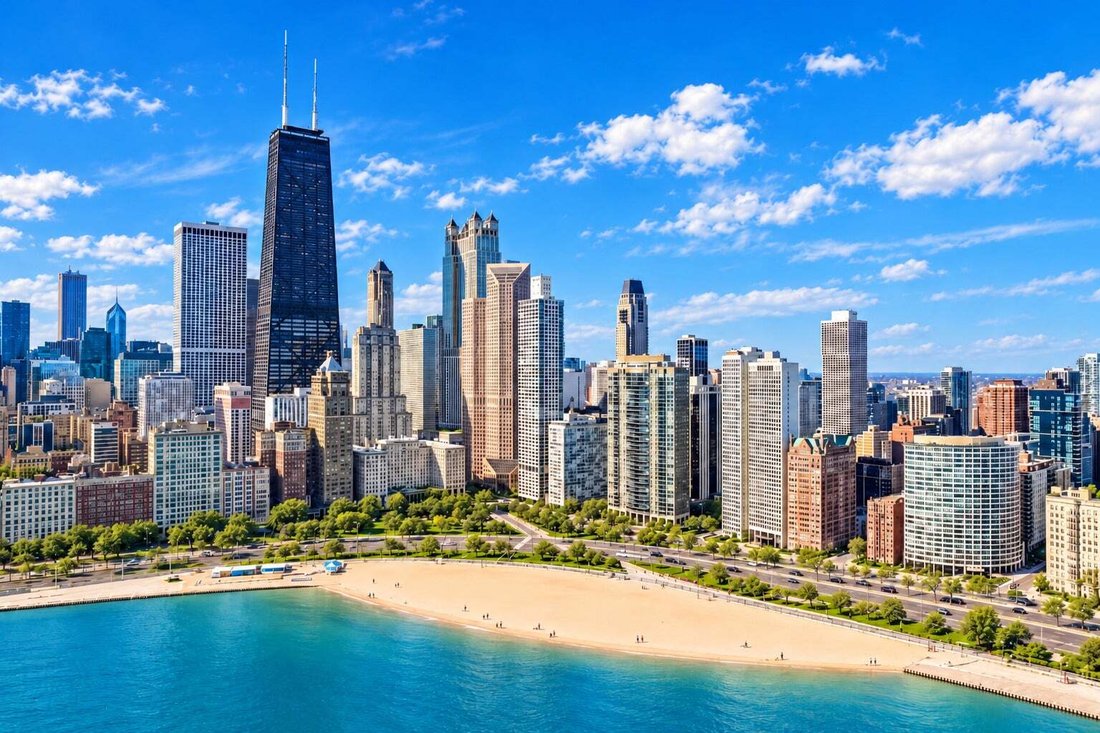 Appartement à Chicago, Illinois, États-Unis 1 - 19193426