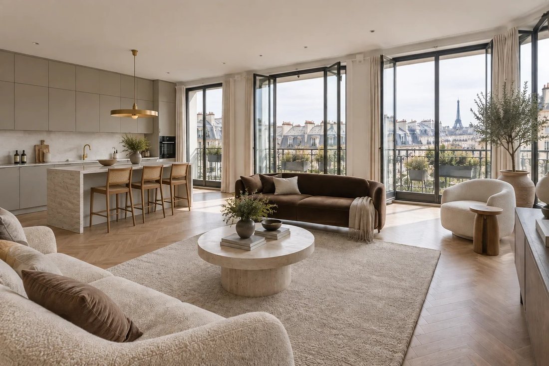 Appartement à Porte Dauphine, Paris 16e Arrondissement, Paris 1 - 19196249